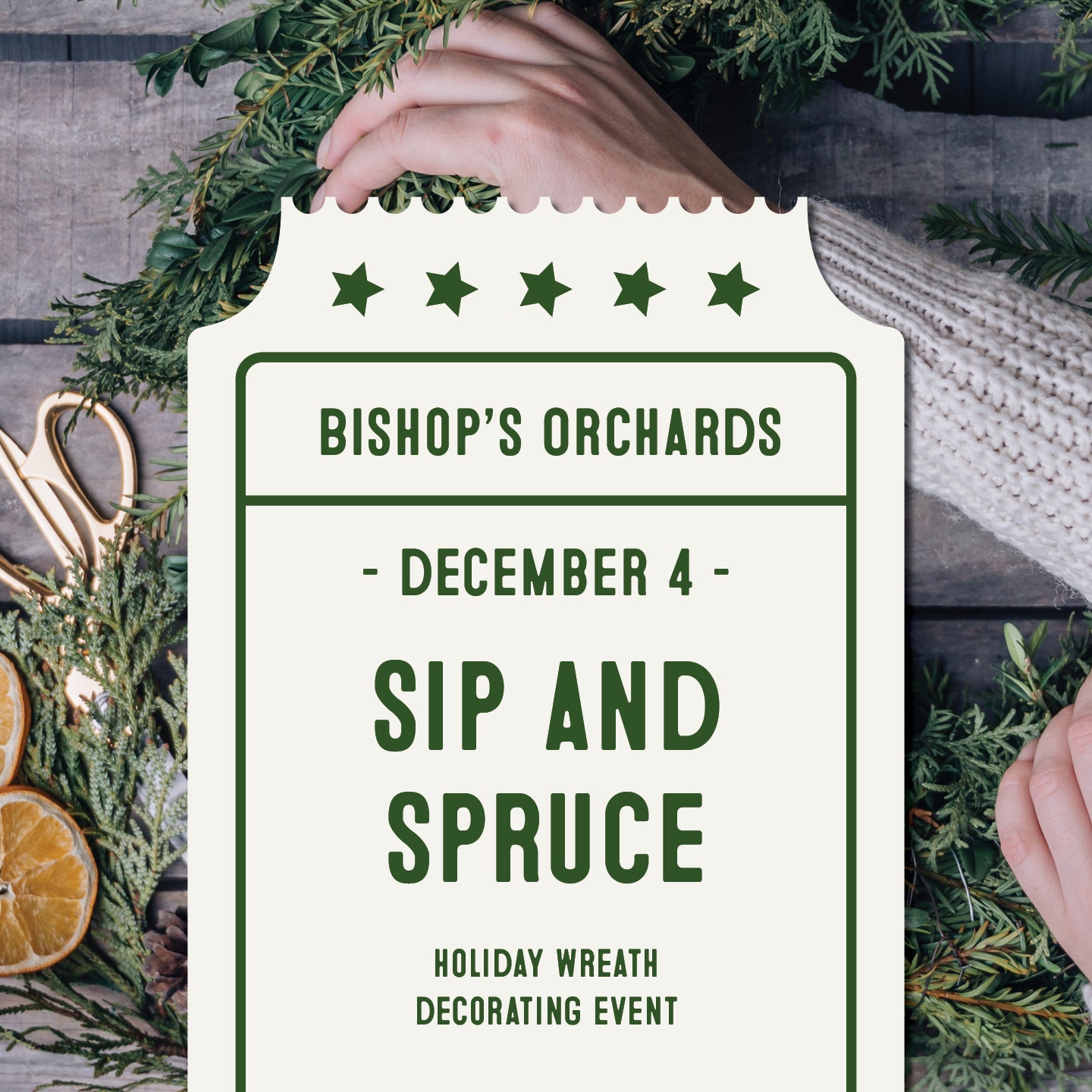 Sip & Spruce - December 4th