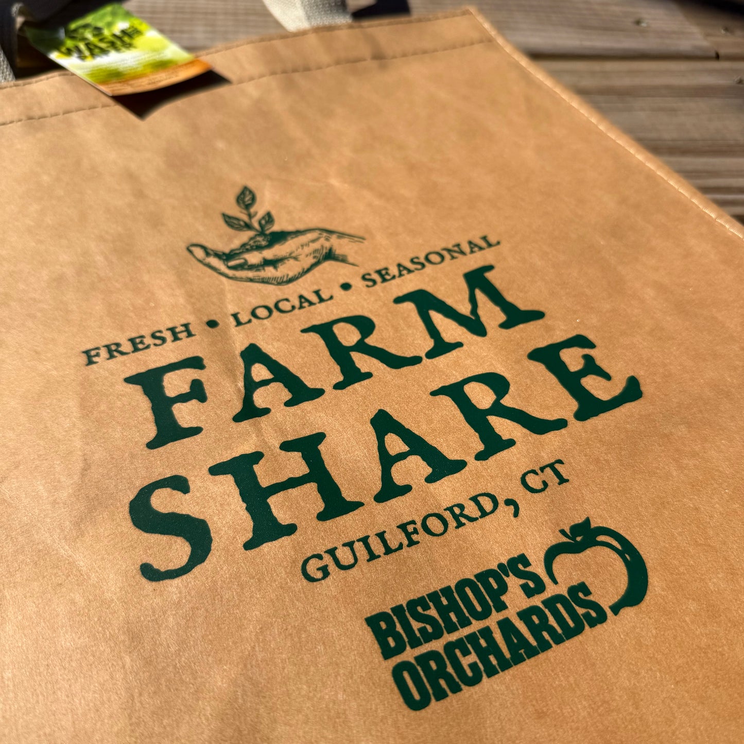 Bishop’s Orchards Farm Share Resuable Bag